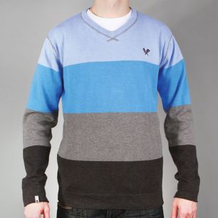 Sweter KGT V-Neck blue/heather grey
