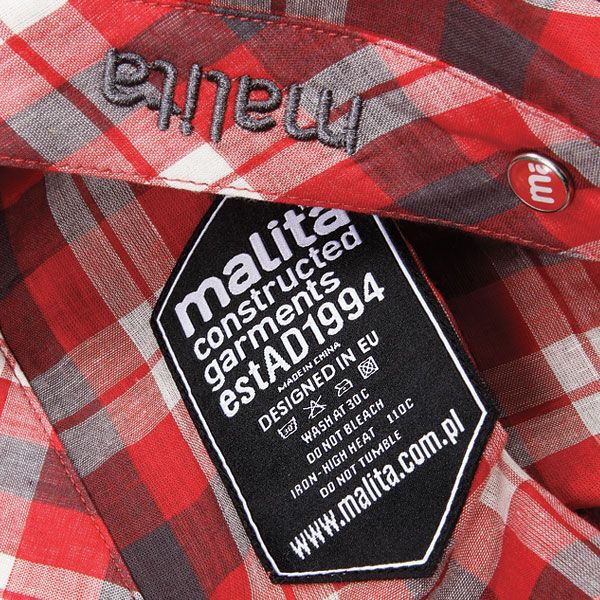 Shirt CLASSIC grey red