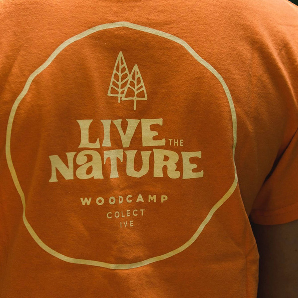 t-shirt Woodcamp LIVE NATURE brown 2017