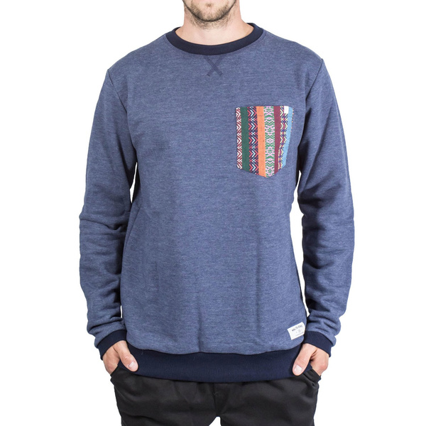 Sweatshirt Malita  heather navy pocket