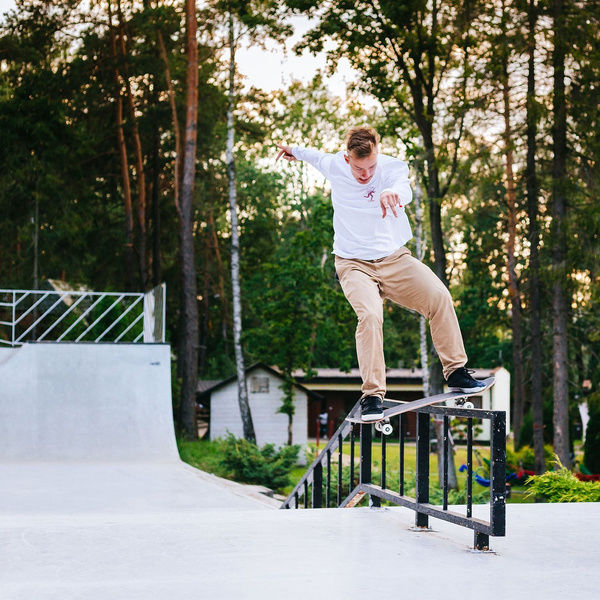 Longsleeve Malita Skate/Wild white