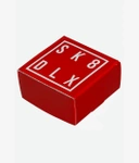 wosk skatedeluxe Square (red)