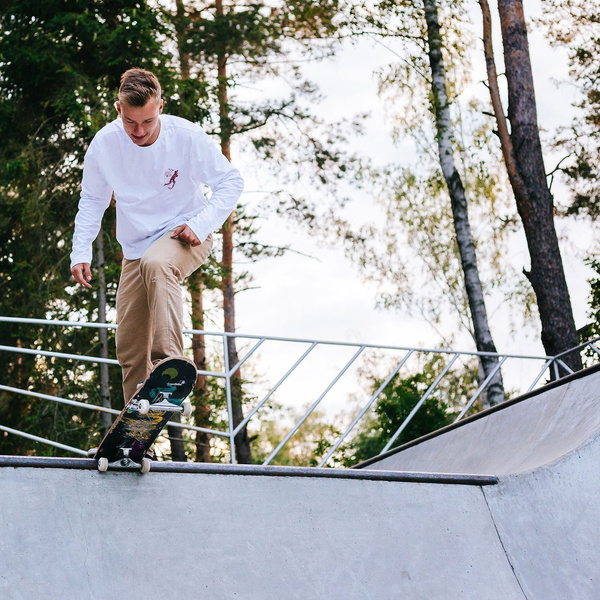 Longsleeve Malita Skate/Wild white