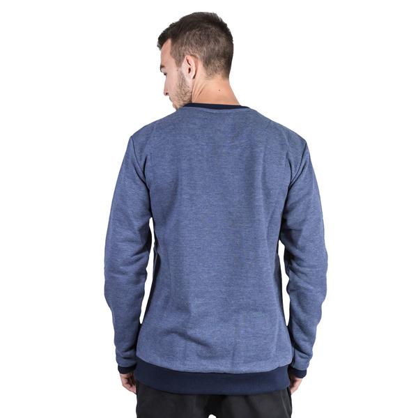 Sweatshirt Malita  heather navy pocket