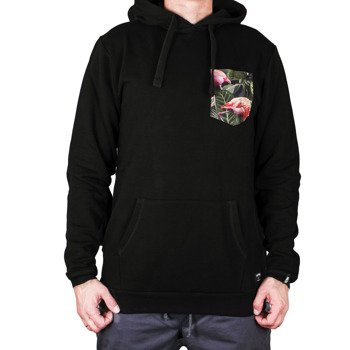 Sweatshirt Malita  black flamingo pocket