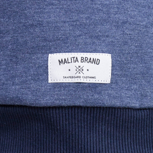 Sweatshirt Malita  heather navy pocket