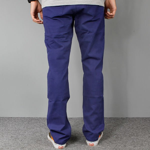 Pants ROTTEN Navy Blue slim fit