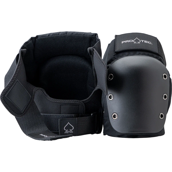 OCHRANIACZ PRO-TEC STREET  KNEE PAD OPEN BACK BLACK
