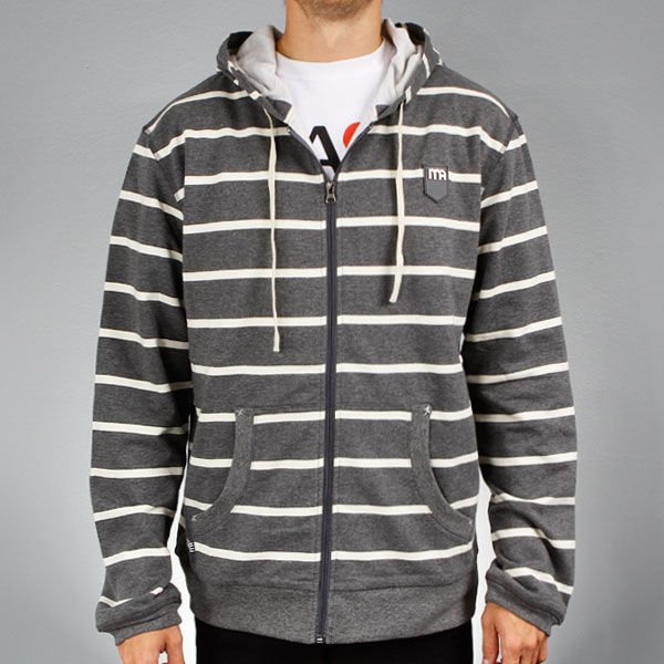 Sweatshirt CLASSIC STRIPES graphite/melange