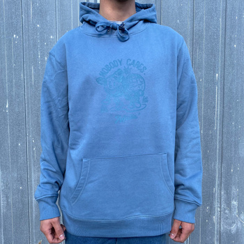 Bluza Malita NOBODY CARES blue krój SZEROKI!