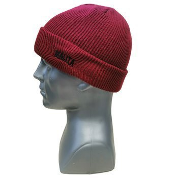 Czapka Malita Miner maroon/black