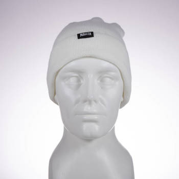 Czapka Malita Lumberjack biała/czarna metka