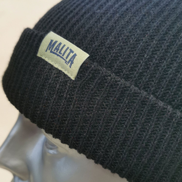 Beanie Malita Environment black pompon