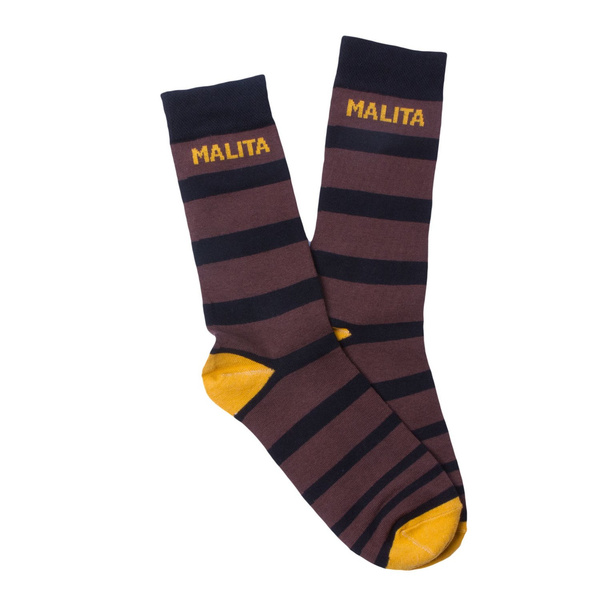 Socks Malita Malita Stripes burgundy/blue