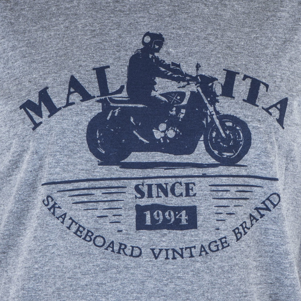 T-shirt Malita MOTORCYCLE grey