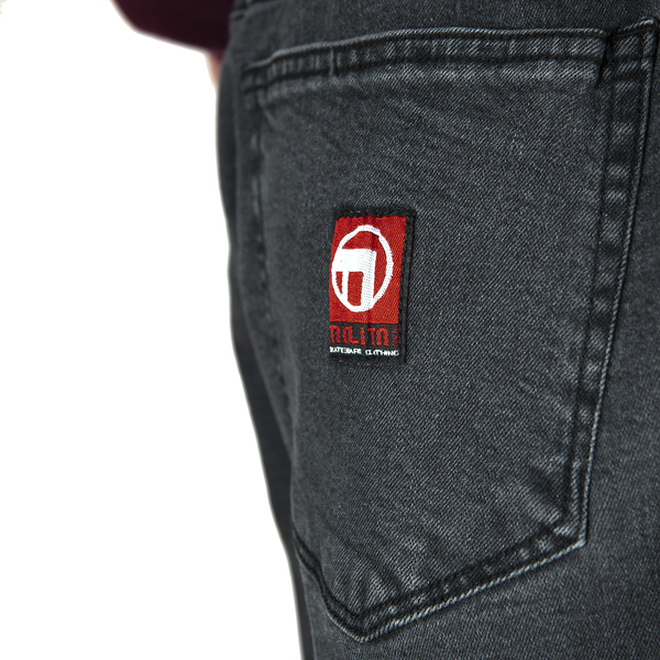 Spodnie Malita jeans LOG SL elastic black
