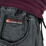 Spodnie Malita jeans LOG SL elastic black
