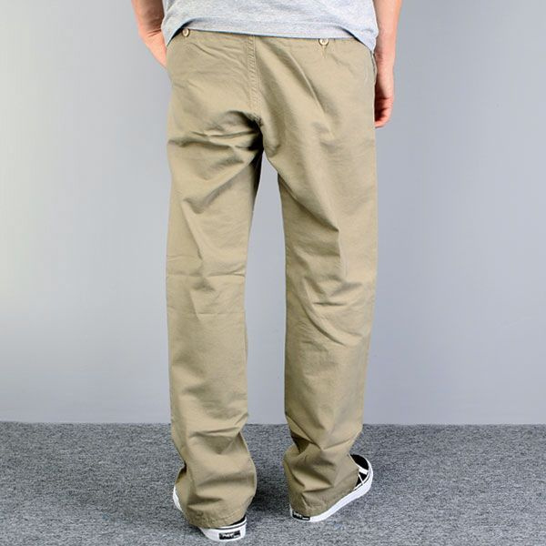 Pants cotton Fenix Skuter  khaki / normal fit << HIT >>