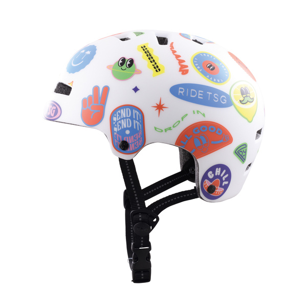 KASK TSG NIPPER MAXI GRAPHIC WHITE HAPPY STICKER XXS/XS