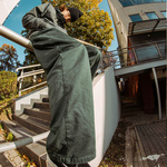 Spodnie Malita chino LOG SL elastic green