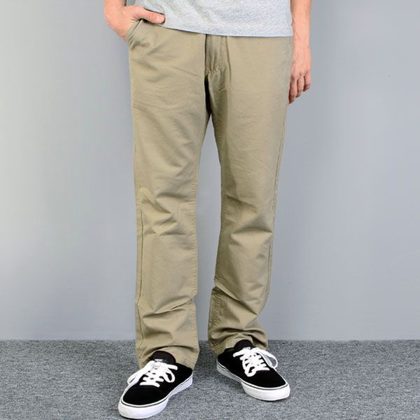 Pants cotton Fenix Skuter  khaki / normal fit << HIT >>