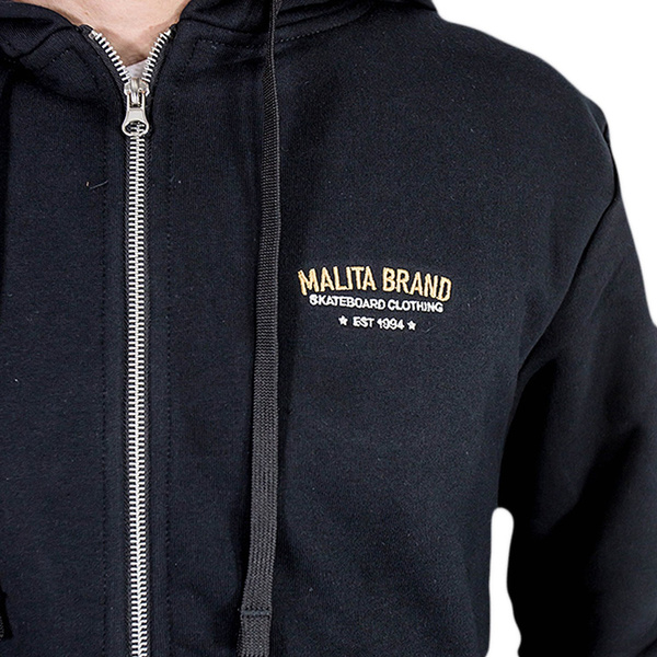 Bluza Malita Brand zip black