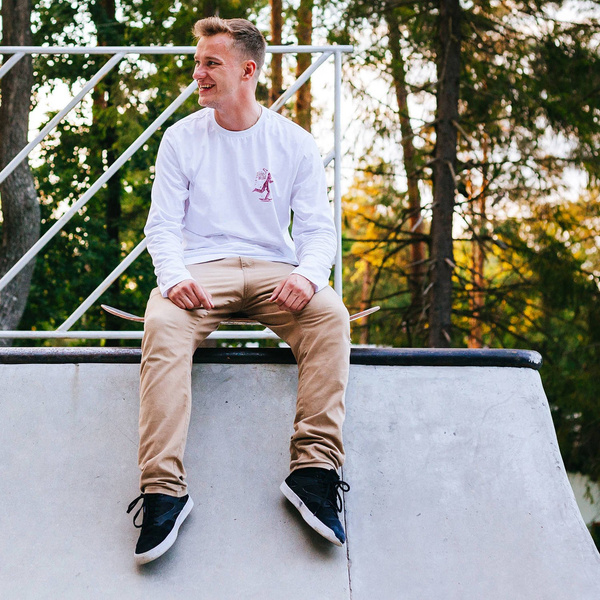 Longsleeve Malita Skate/Wild white