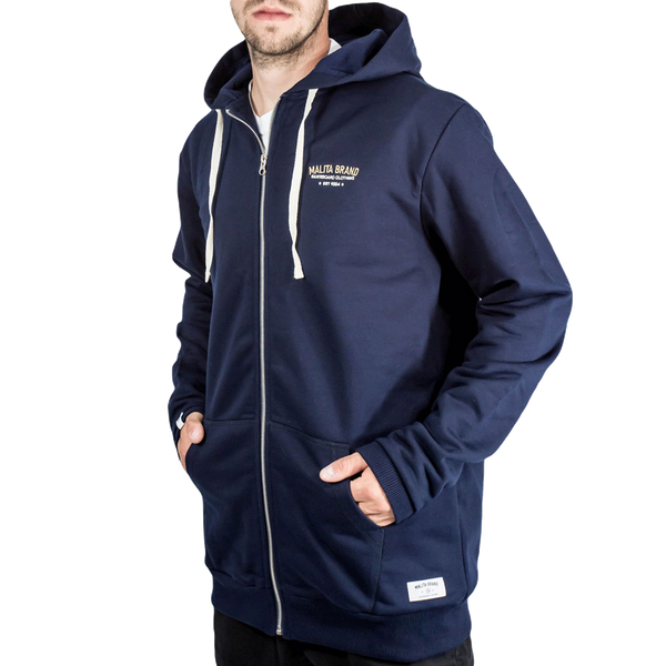 Sweatshirt Malita Brand zip navy