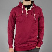 Sweatshirt HOOD POCKET Maroon