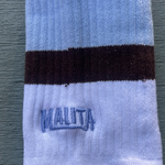 Skarpetki Malita stripe brown