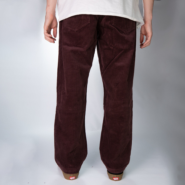 Spodnie Malita cord LOG SL elastic claret