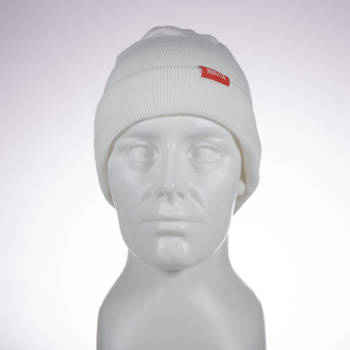 Czapka Malita Lumberjack biała/czerwona metka