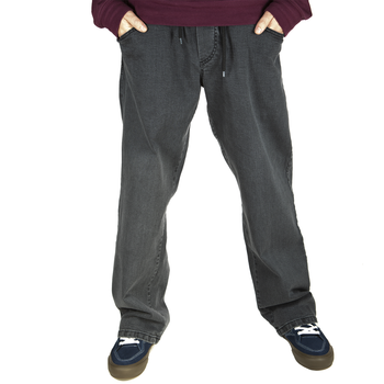 Spodnie Malita jeans LOG SL elastic black