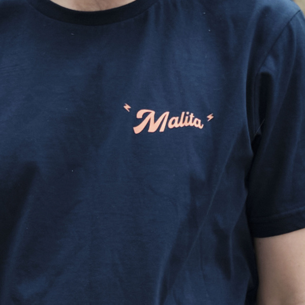 T-shirt Malita Brand heathergrey