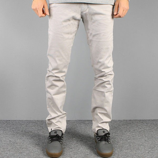 Spodnie CHINO Grey/Aqua NEW slim fit