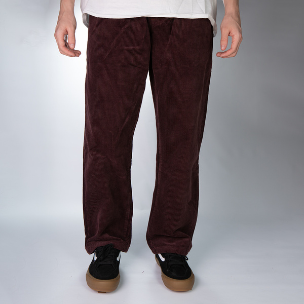 Spodnie Malita cord LOG SL elastic claret