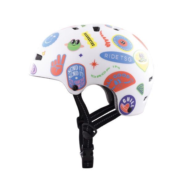 KASK TSG NIPPER MINI GRAPHIC DESIGN WHITE HAPPY STICKER JXXS/JXS