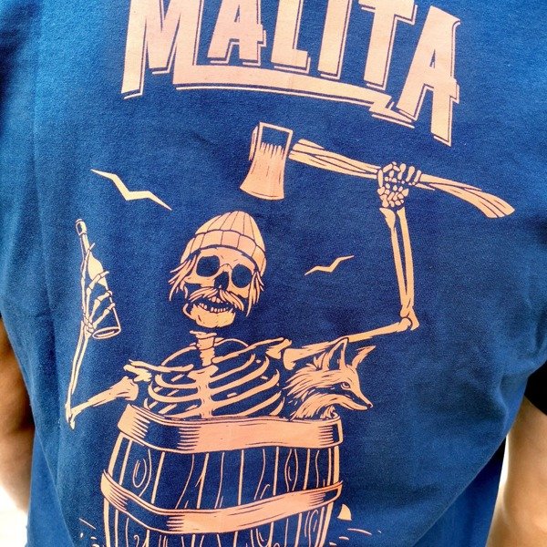 Koszulka Malita Castaway navy