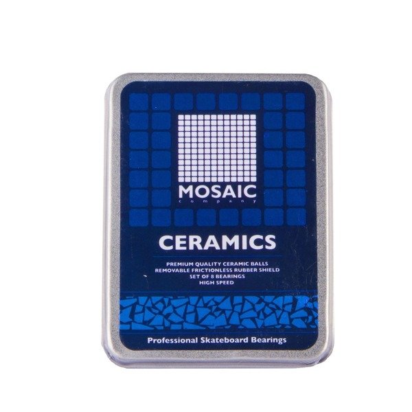 Łożyska Mosaic Ceramic1 ABEC7 608RS White