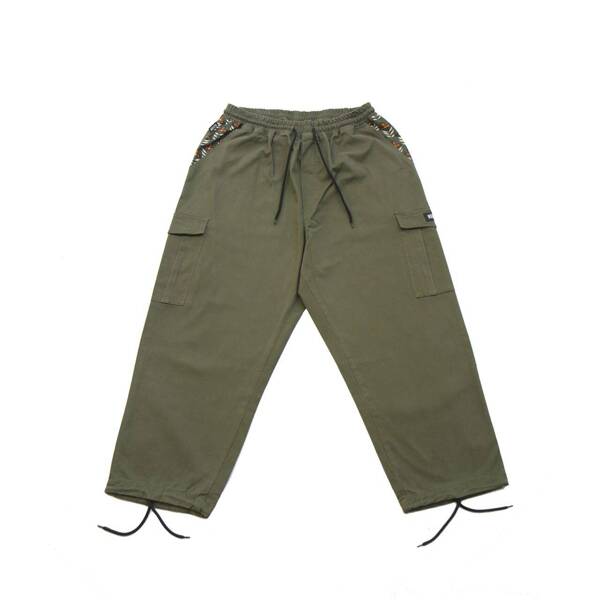 Spodnie Malita  cargo green elastic LOG SL 