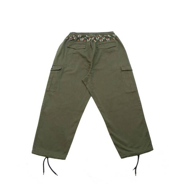 Spodnie Malita  cargo green elastic LOG SL 