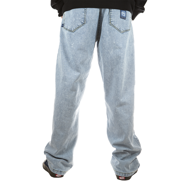 Spodnie Malita jeans LOG SL elastic blue